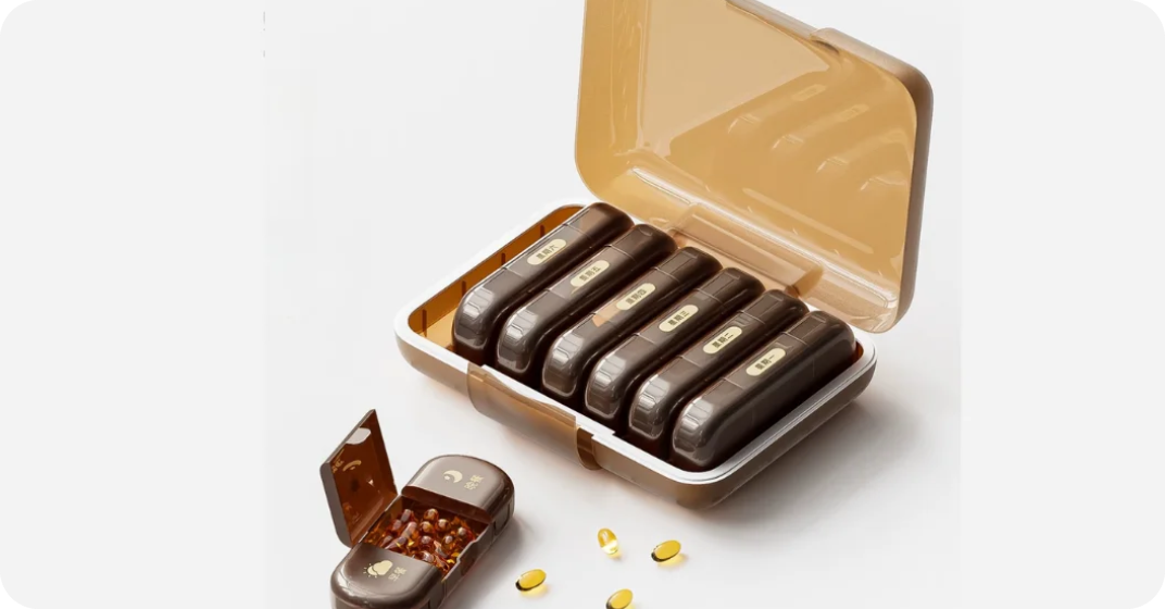 Home Compartment Pill Organizer